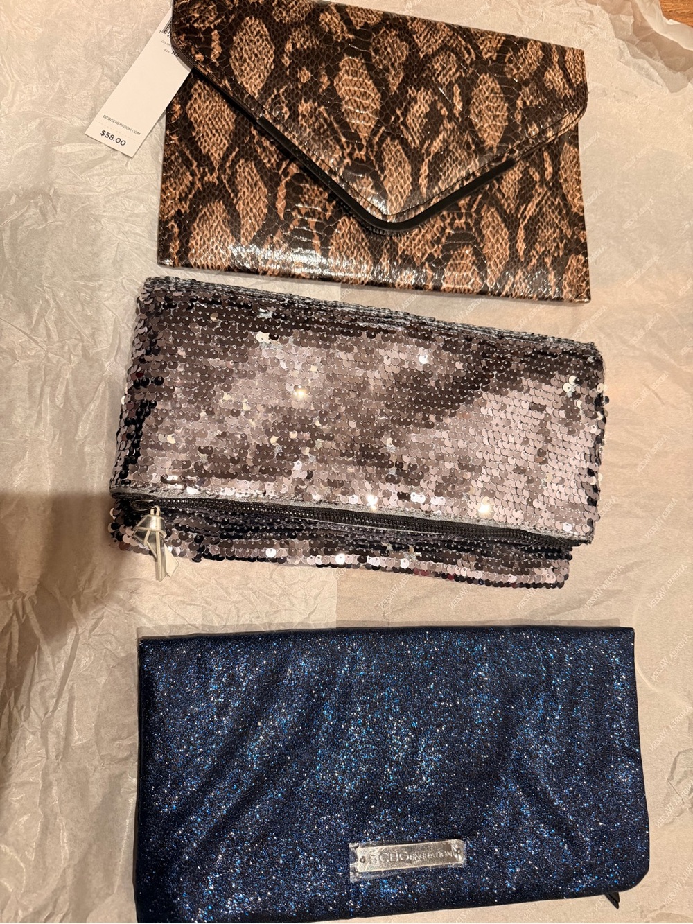 BCBG Generation 3-Piece Clutch Bundle